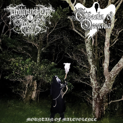 Drowning The Light / Ghosts Of Oceania – Mountain Of Malevolence Split LP (Clear with Black, White & Green Splatter Vinyl)