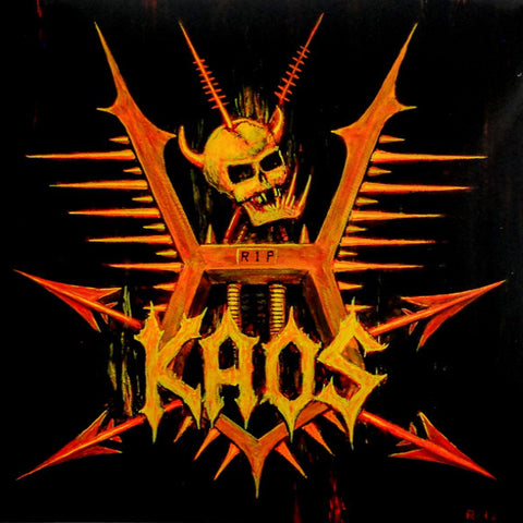 Sadistik Exekution - K.A.O.S LP (Flames of Hell Orange Vinyl)