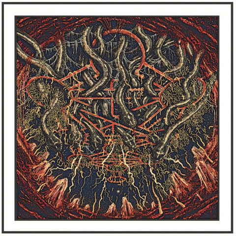 Tetragrammacide – Typhonian Wormholes: Indecipherable Anti-Structural Formulæ LP (Oxblood Galaxy Vinyl)