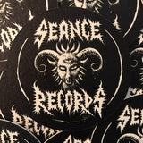 Seance Records Rok Art Goatfukk Beer Coaster (Black & White)