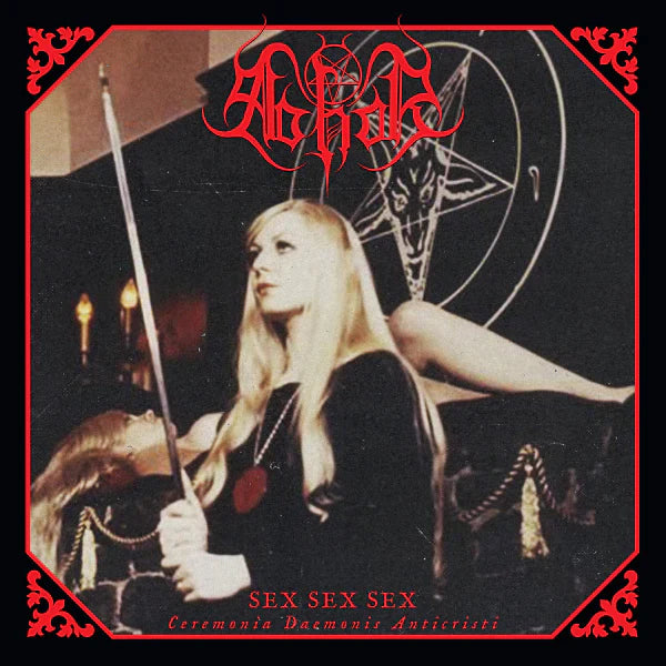 Abhor - Sex Sex Sex (Ceremonia Daemonis Anticristi) LP (Transparent Red & Black Splatter Vinyl)