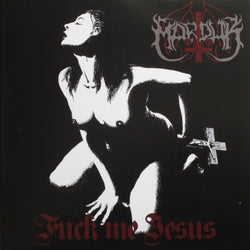 Marduk – Fuck Me Jesus MLP (Black & White Marble with Screen Print Vinyl)