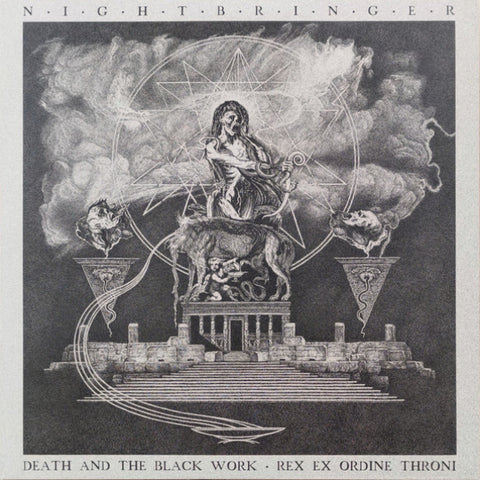 Nightbringer – Death And The Black Work + Rex Ex Ordine Throni 3LP (Black & Bone Galaxy Vinyl)