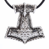 Raven Thors Hammer Pendant Necklace