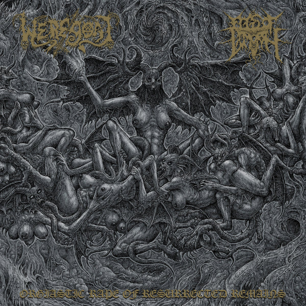 Weregoat / Eggs of Gomorrh – Orgiastic Rape Of Resurrected Remains Split CD